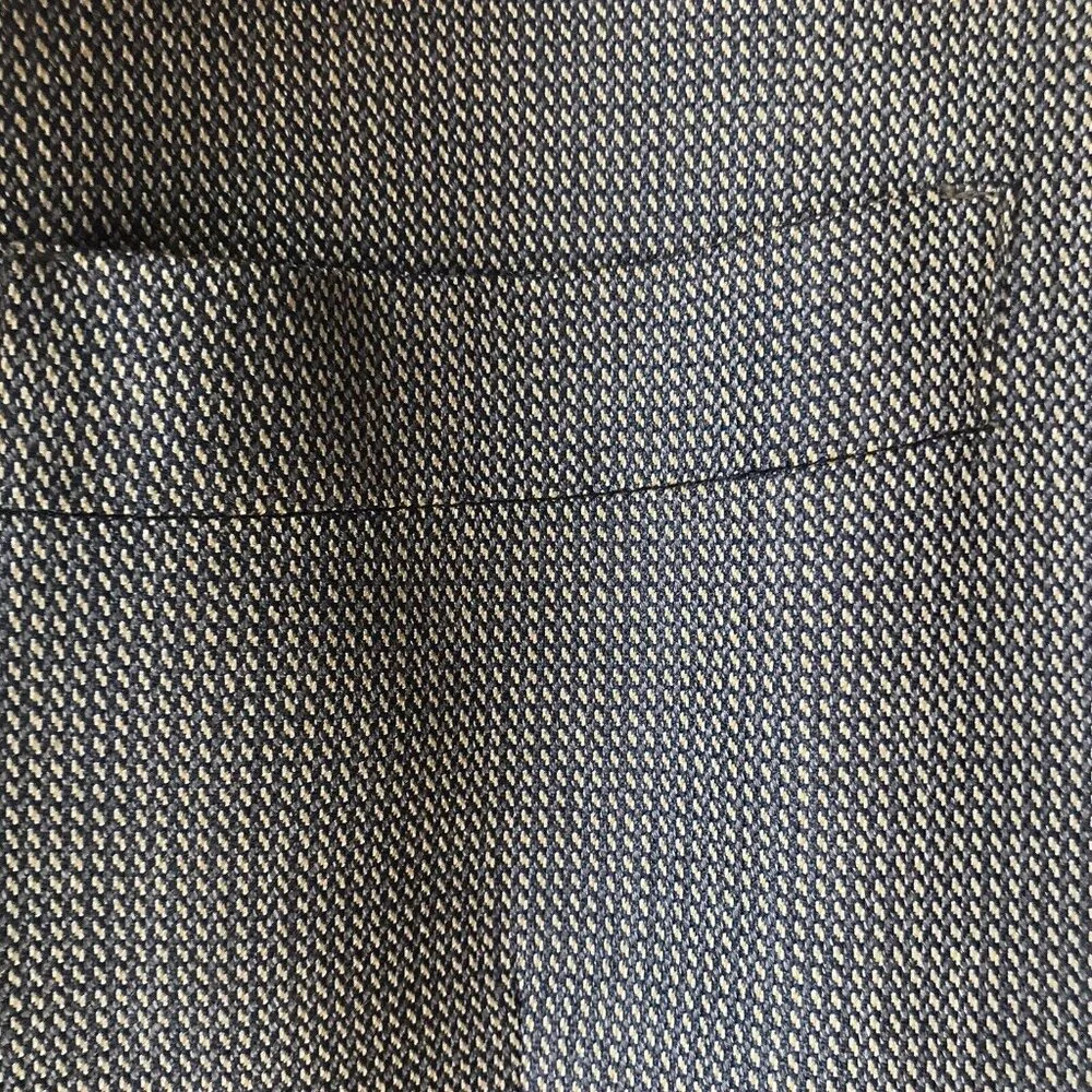 Vintage Jones New York brown sport tweed jacket silk wool men size 42short‎